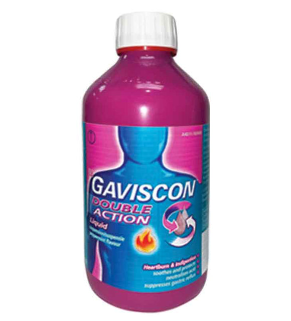 GAVISCON DOUBEL ACTION LIQUID 600ML