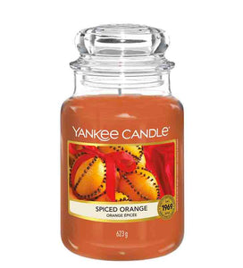 YANKEE CANDLE LARGE JAR SPICED ORANGE