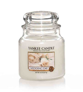 YANKEE CANDLE MEDIUM JAR WEDDING DAY