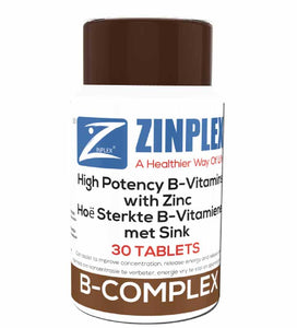 ZINPLEX VITAMIN B COMPLEX TABLETS 30